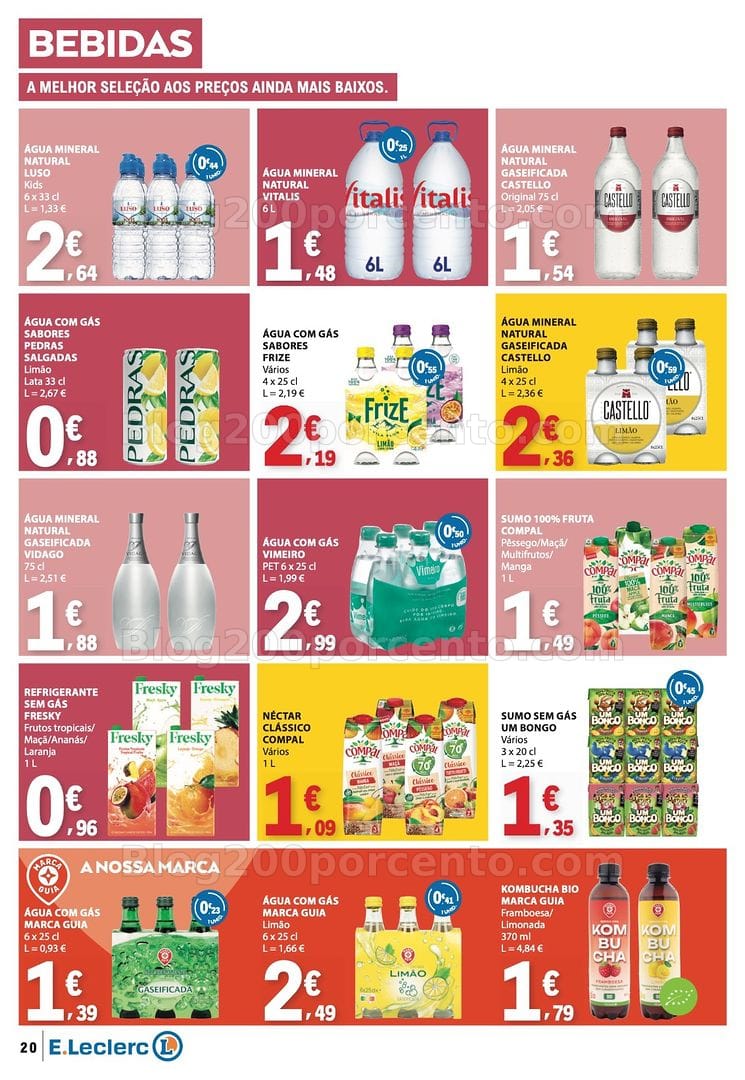 Antevisão Folheto E-LECLERC Promoções de 19 a 25 março